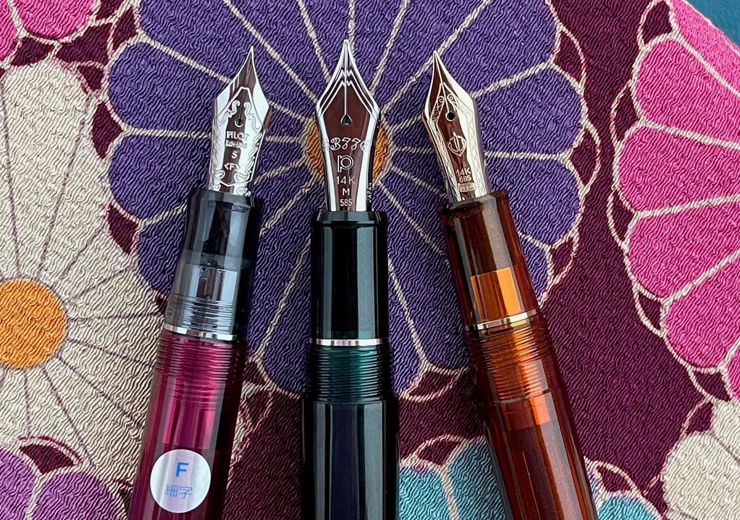 The Big Three:  Comparing Pilot, Platinum, and Sailor Nibs