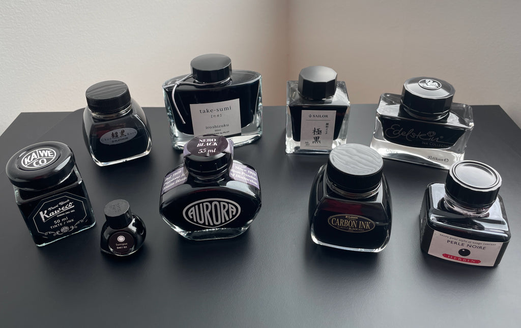 Reviewing 5 Black and Color Inks for Drawing