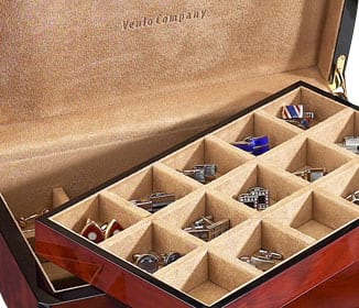 Venlo Cufflink Cases - Pen Boutique Ltd