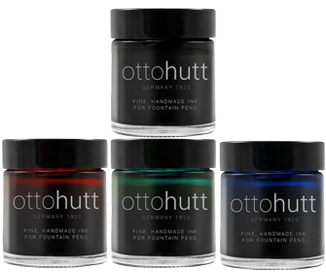 Otto Hutt Ink Bottle - Black - 30 ml - Pen Boutique Ltd