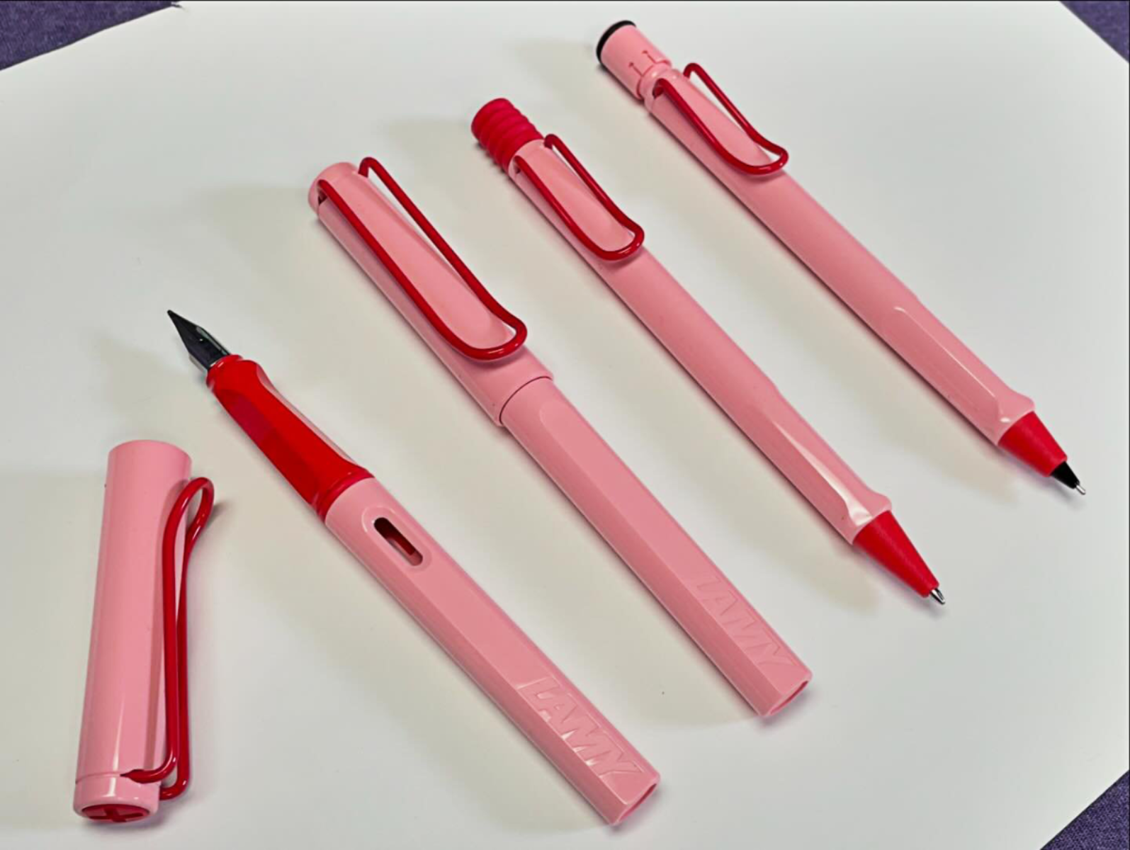 Lamy Safari Mechanical Pencil - Cherry Blossom (Special Edition) - 0.5mm-Pen Boutique Ltd