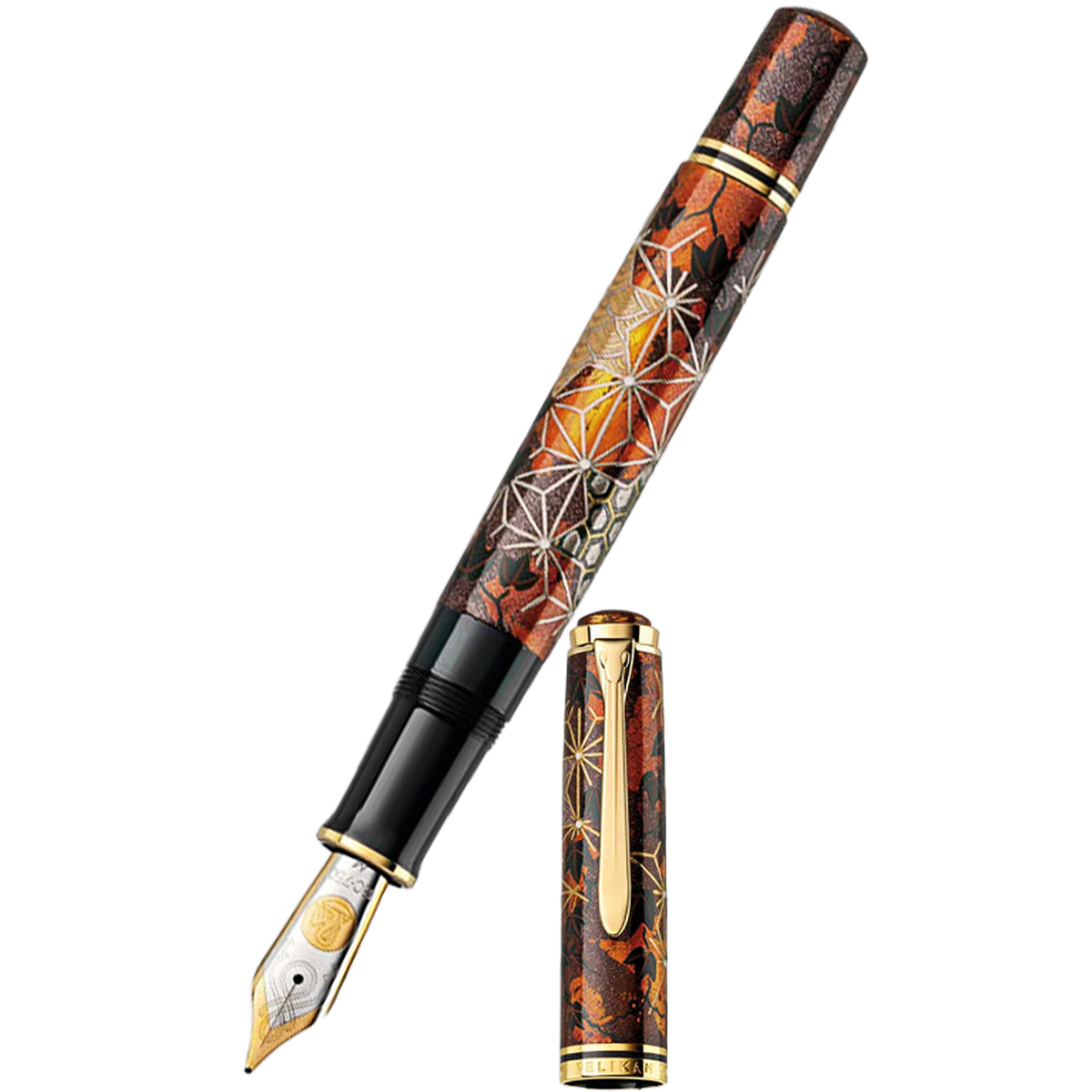 Pelikan Maki-e Fountain Pen - Limited Edition - Ivy and Komon-Pen Boutique Ltd