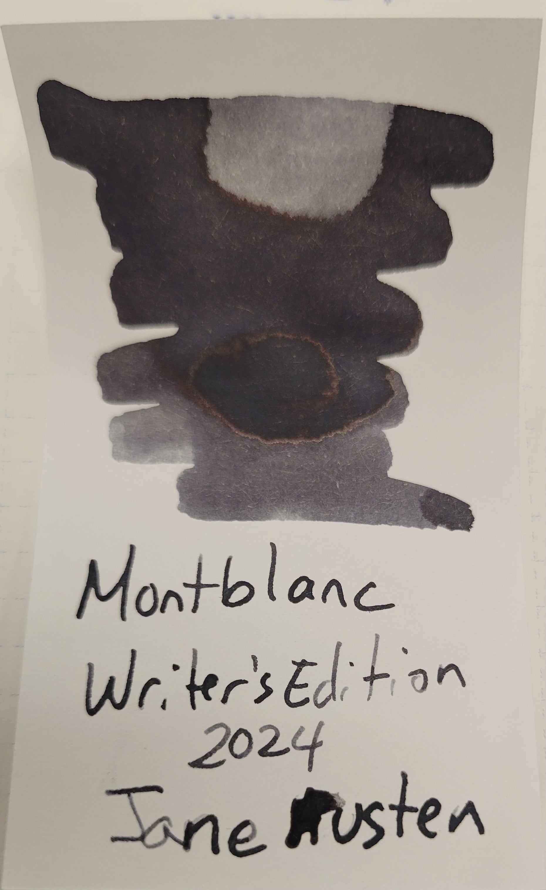 Montblanc Writers Edition Ink Bottle - Jane Austen ( Limited) - Umber-Pen Boutique Ltd