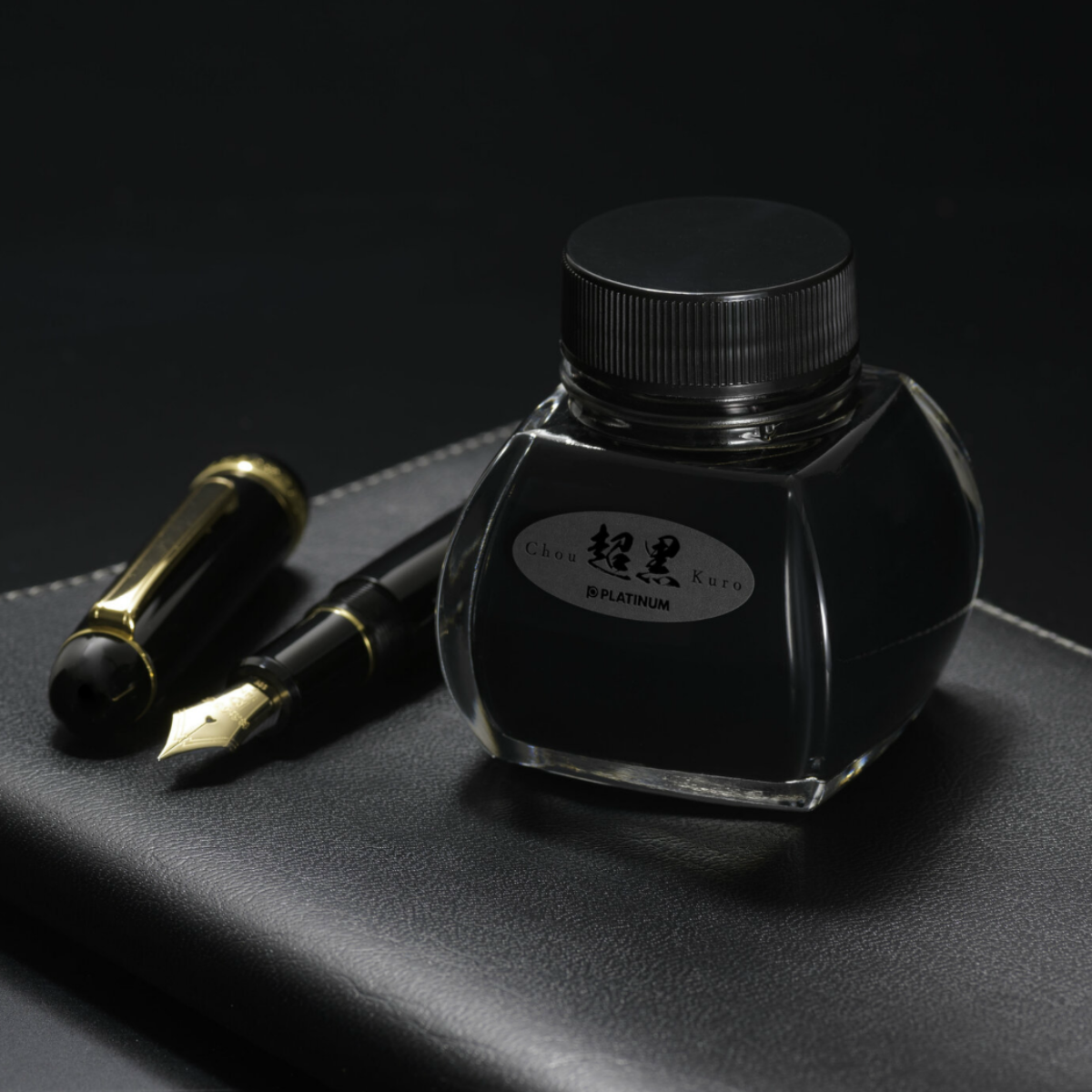 Platinum Ink Bottle - Chou Kuro - 60ml-Pen Boutique Ltd