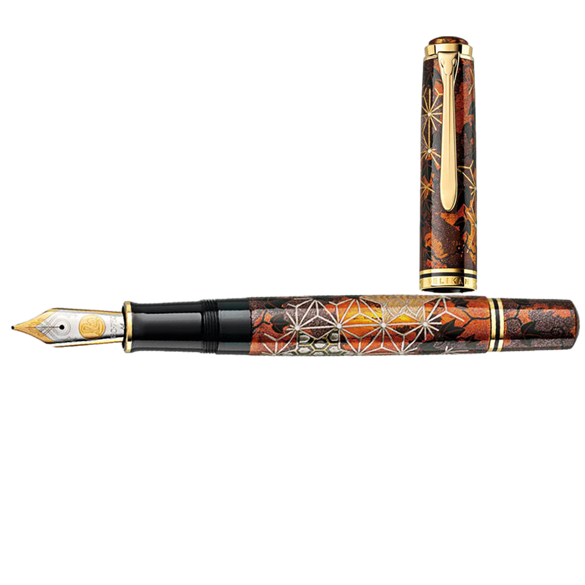 Pelikan Maki-e Fountain Pen - Limited Edition - Ivy and Komon-Pen Boutique Ltd