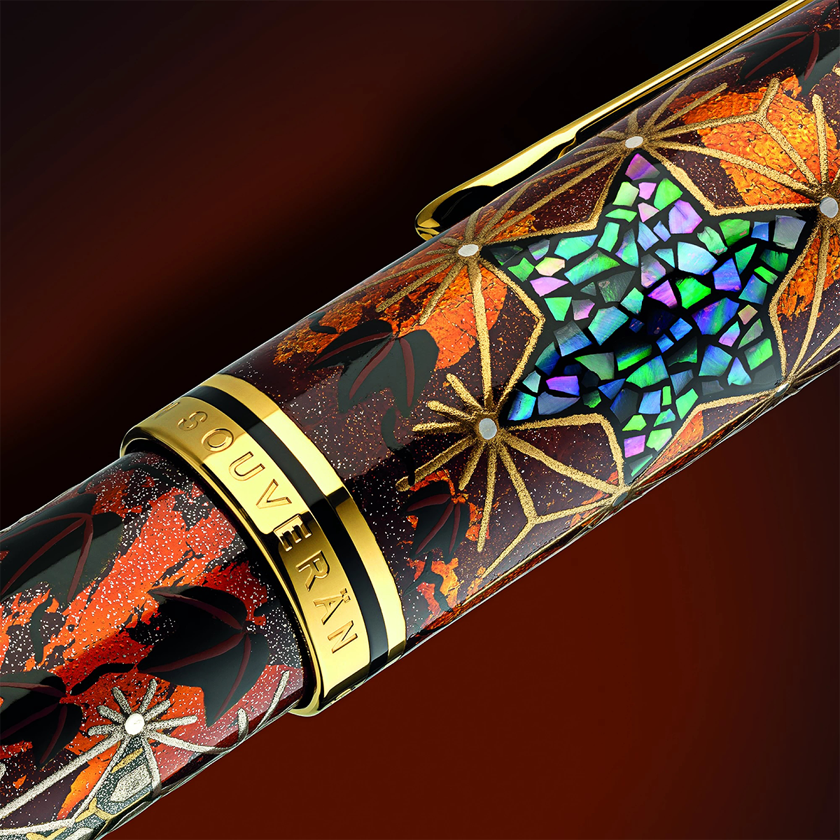 Pelikan Maki-e Fountain Pen - Limited Edition - Ivy and Komon-Pen Boutique Ltd