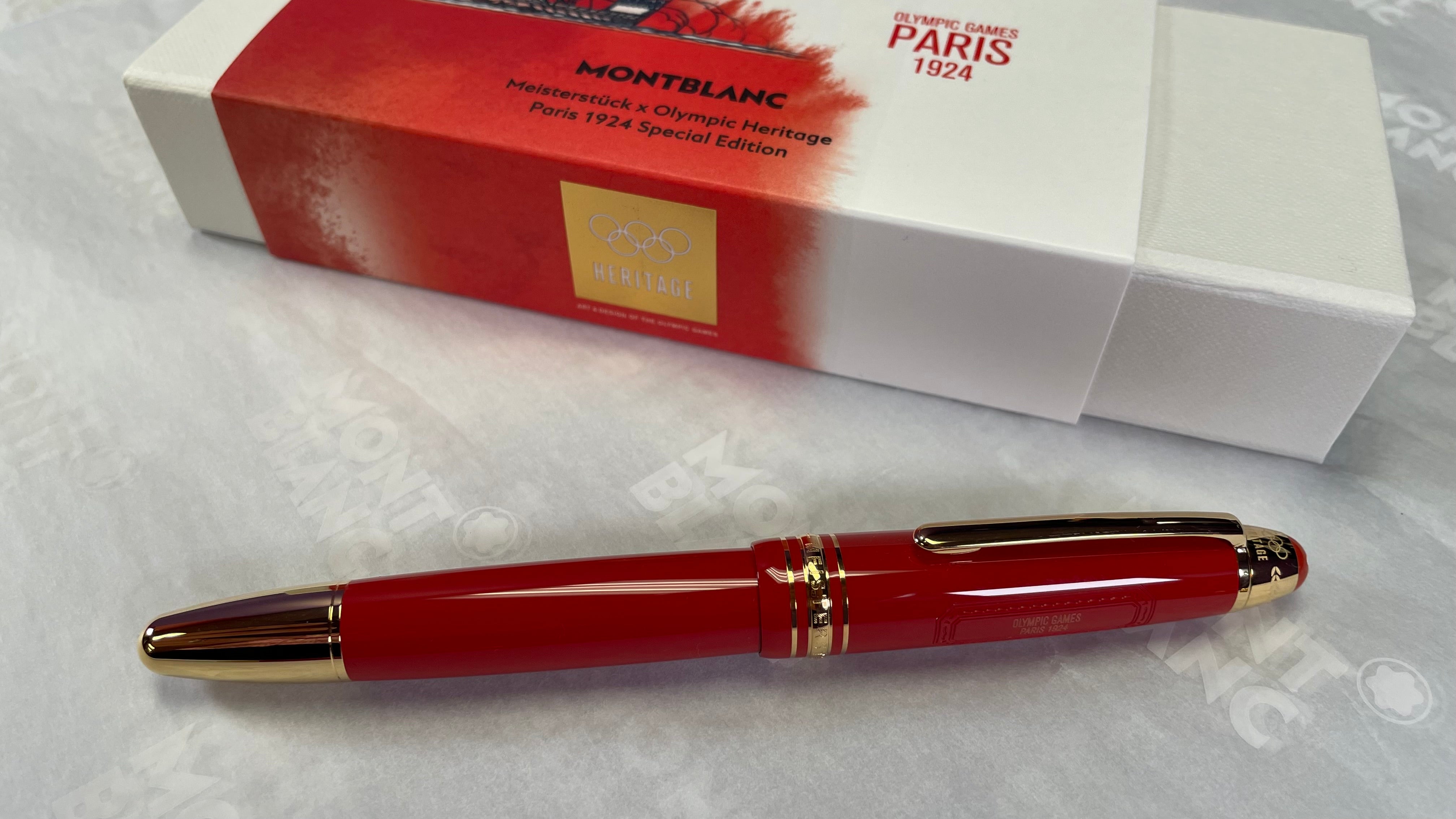 Montblanc Meisterstuck Rollerball Pen - 162 Olympics Paris-Pen Boutique Ltd