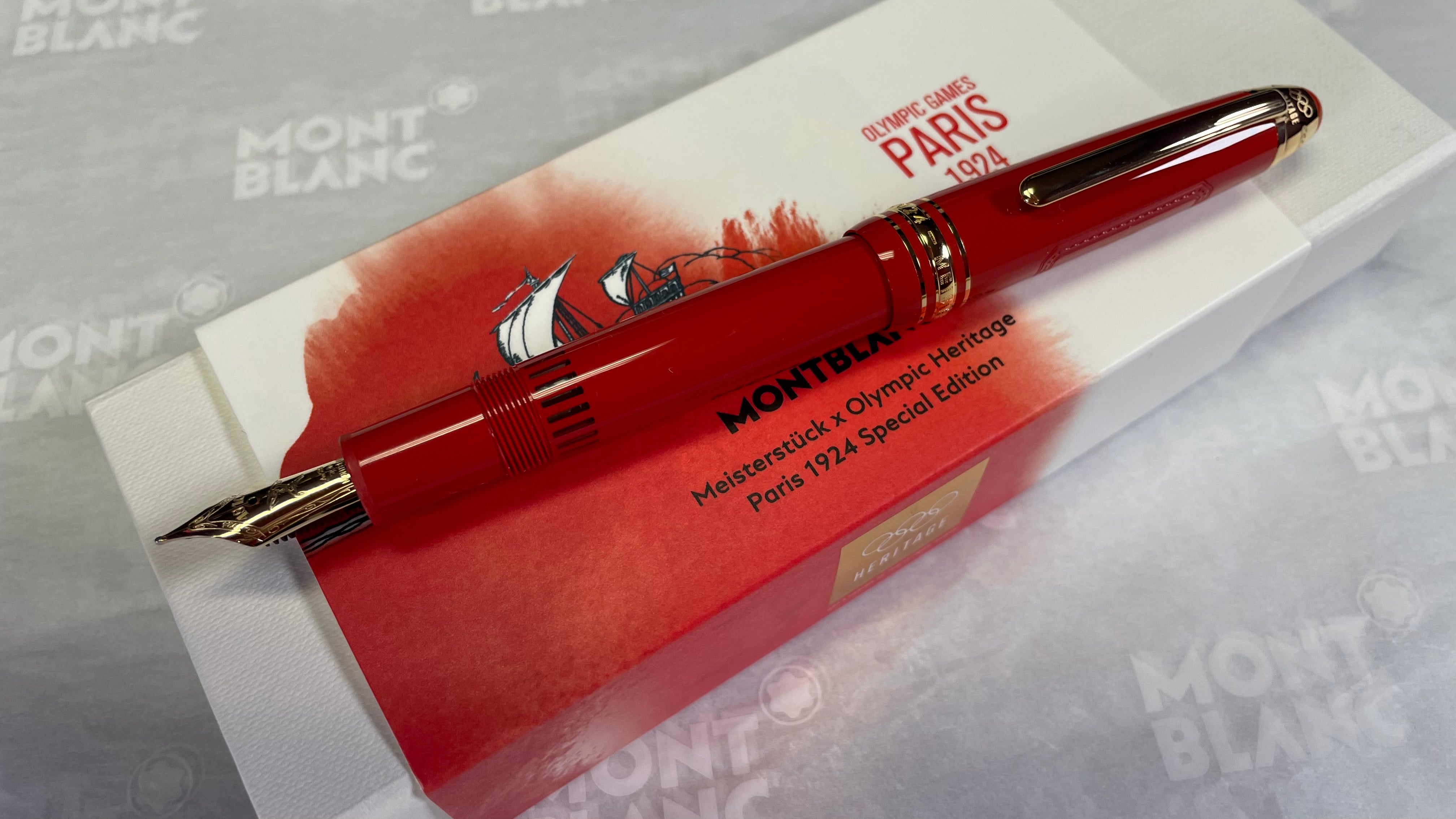 Montblanc Meisterstuck Fountain Pen - 146 Olympics Paris-Pen Boutique Ltd