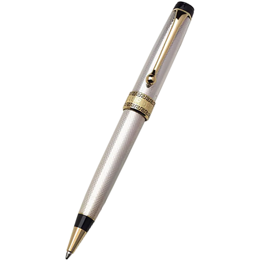 100%新品新作AURORA Optima Solid-Silver No.988 ボールペン 筆記具