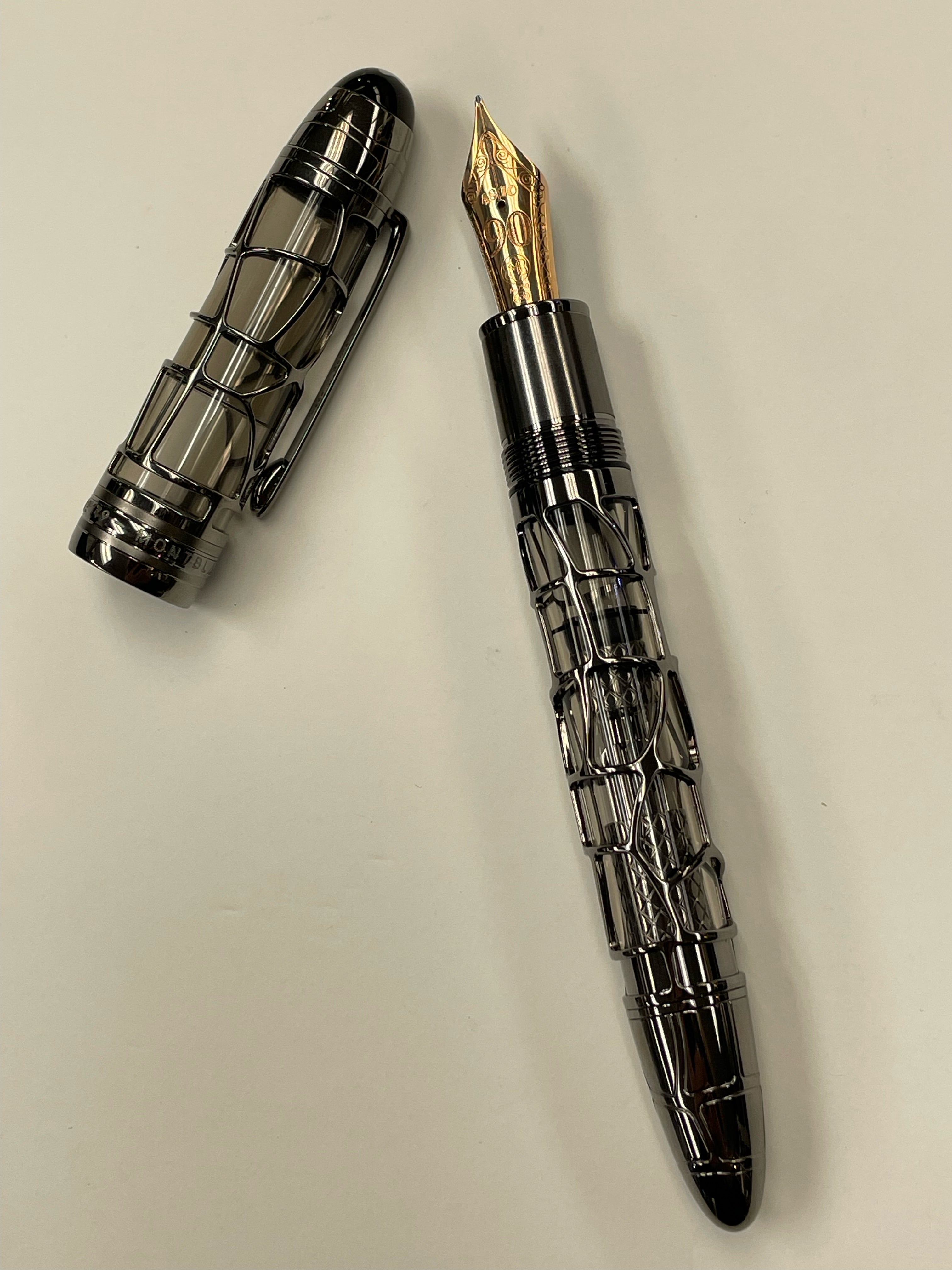 Montblanc Meisterstuck Skeleton Fountain Pen Limited Edition 90th Anniversary Pen Boutique Ltd