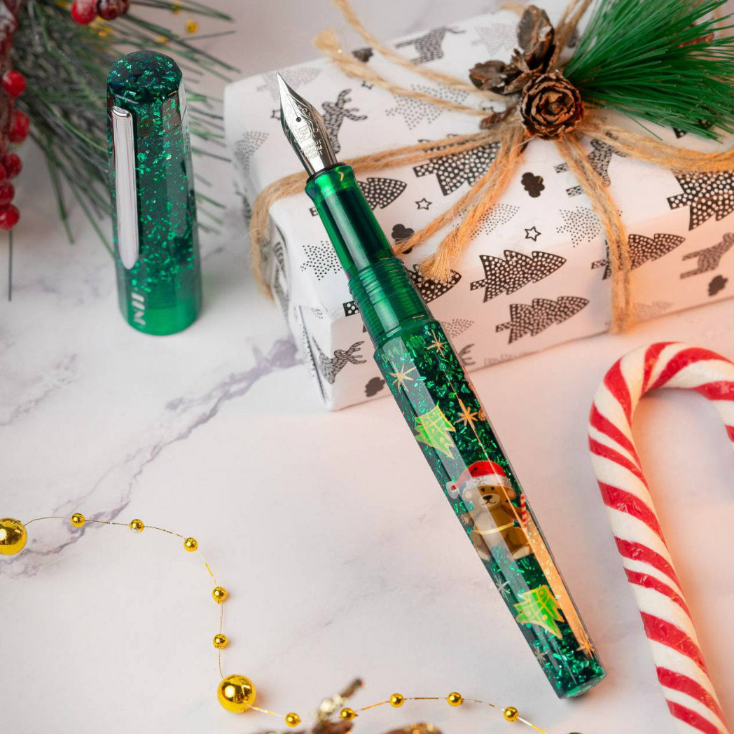 Benu Euphoria Fountain Pen - Bear-y Merry Christmas (Limited Edition) - Pen  Boutique Ltd