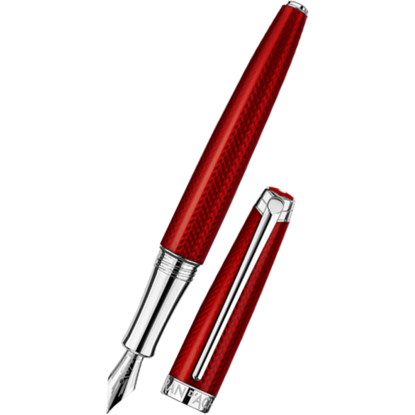 Caran d Ache Leman V2 Rouge Carmin Fountain Pen-Pen Boutique Ltd