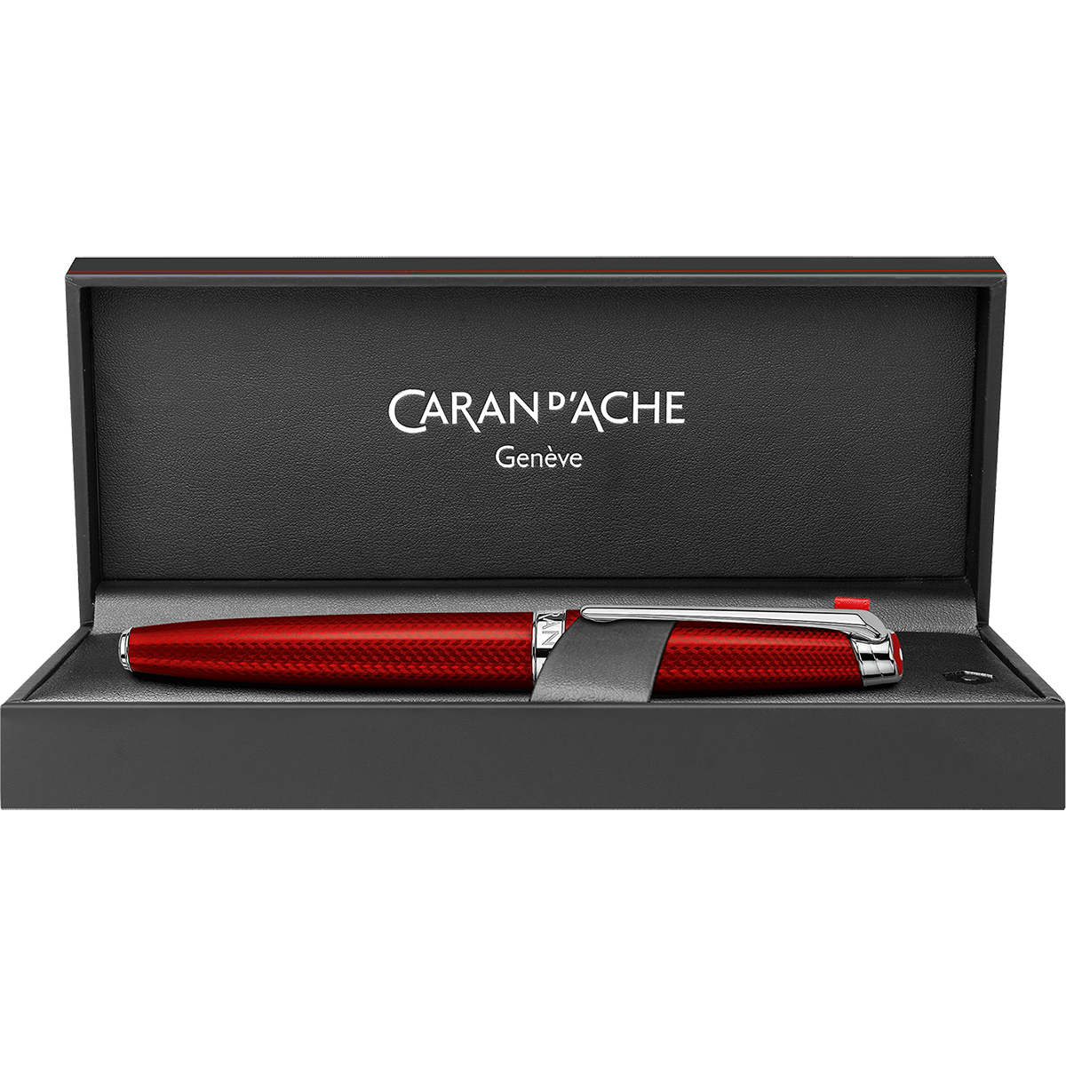 Caran d Ache Leman V2 Rouge Carmin Fountain Pen-Pen Boutique Ltd