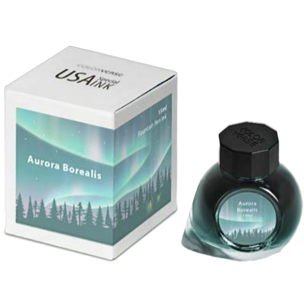 Colorverse USA Special Ink Bottle - Aurora Borealis (Alaska) - 15 ml-Pen Boutique Ltd