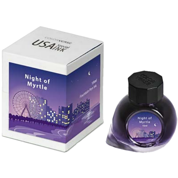 Colorverse USA Special Ink Bottle - Night of Myrtle (South Carolina) - 15 ml-Pen Boutique Ltd