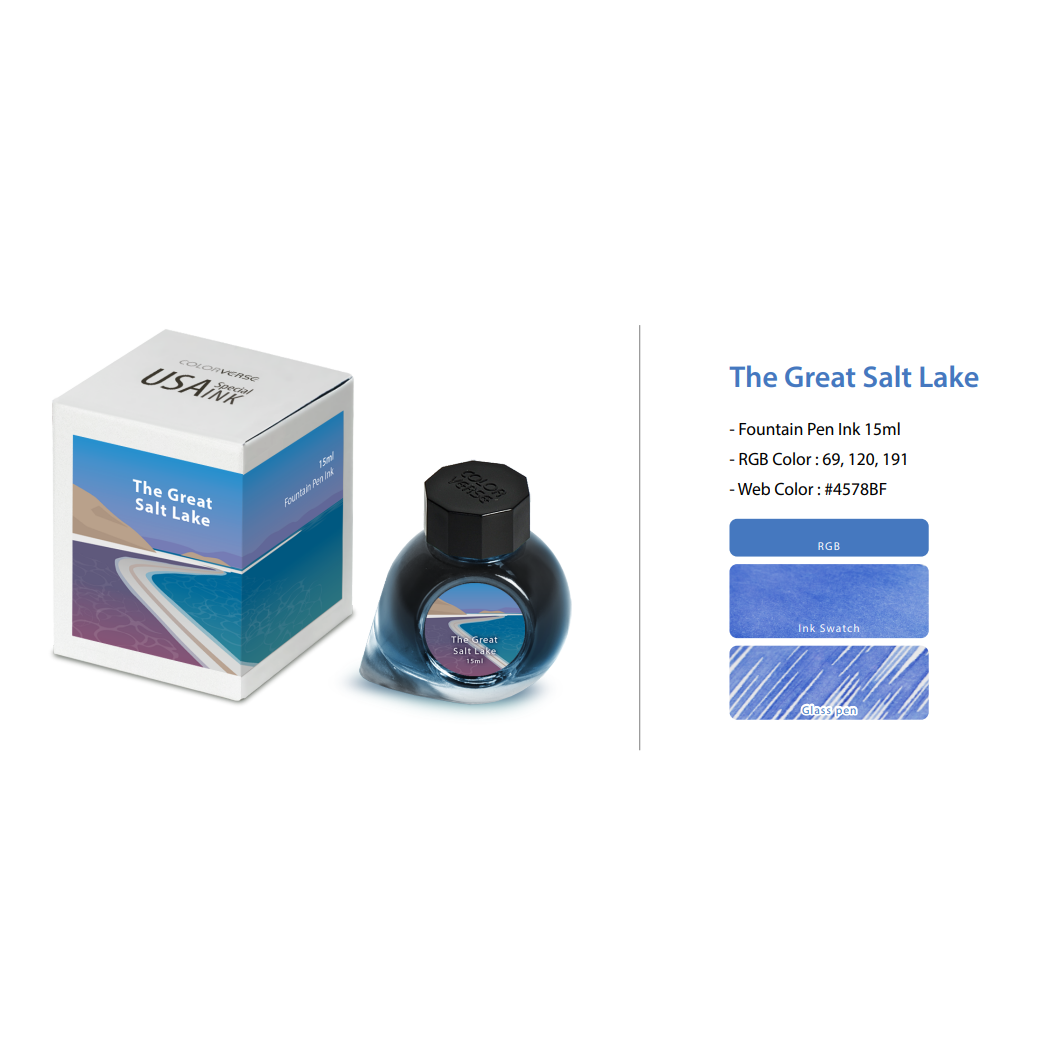 Colorverse USA Special Ink Bottle - The Great Salt Lake - 15 ml