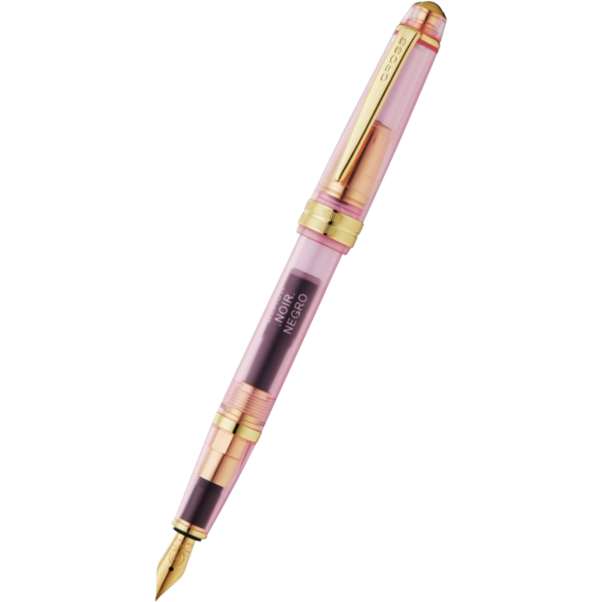 Cross Bailey Light Fountain Pen - Translucent Pink-Pen Boutique Ltd