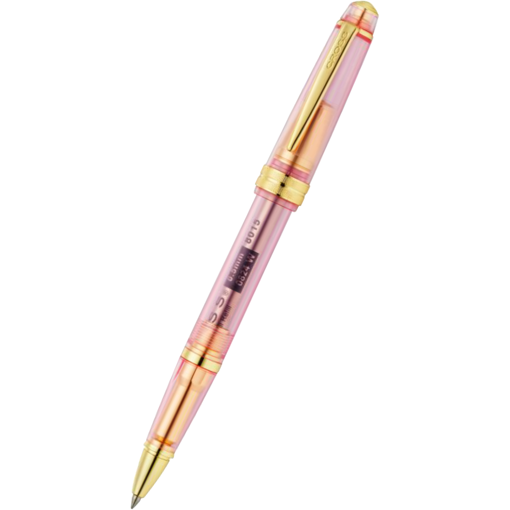 Cross Bailey Light Rollerball Pen - Translucent Pink-Pen Boutique Ltd