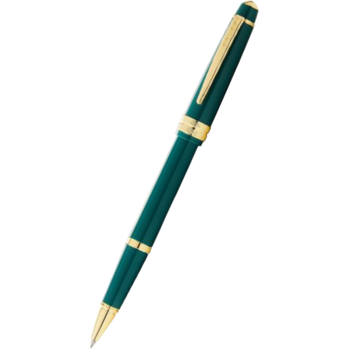 Cross Bailey Light Selectip Rollerball Pen - Polished Green - Gold Trim-Pen Boutique Ltd