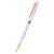 Cross Century II Ballpoint Pen - Cherry Blossom - Glossy White Resin - Gold Trim-Pen Boutique Ltd