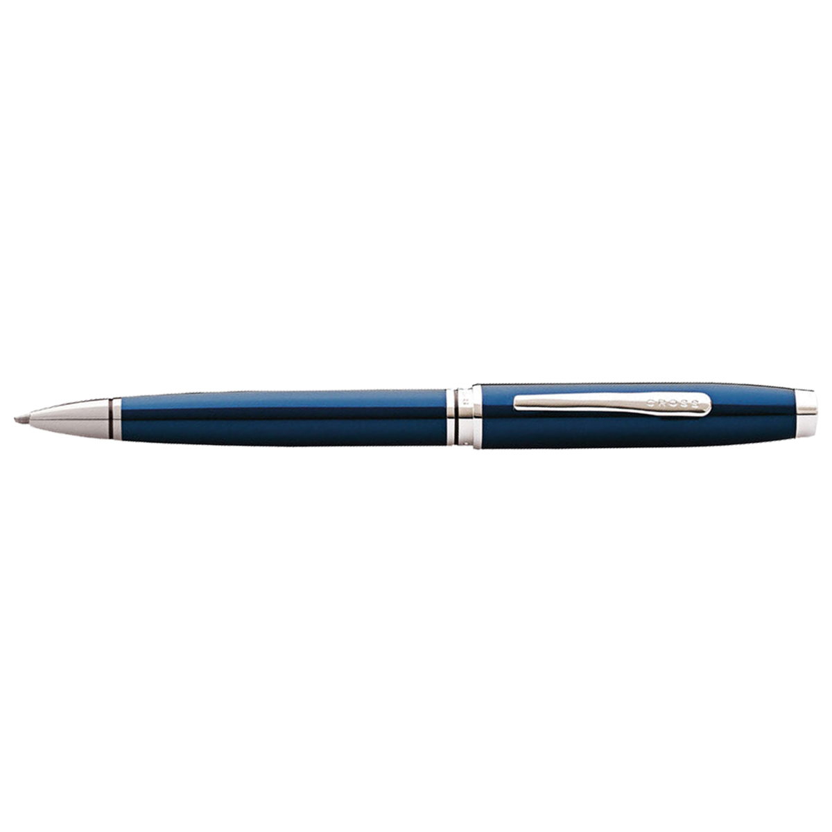 Cross Coventry Ballpoint Pen - Blue Lacquer - Polished Chrome-Pen Boutique Ltd