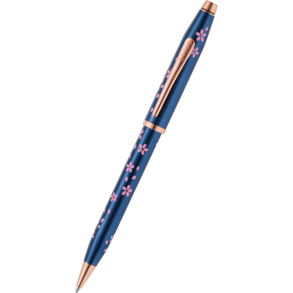 Cross Century II Ballpoint Pen - Cherry Blossom Metallic Blue-Pen Boutique Ltd