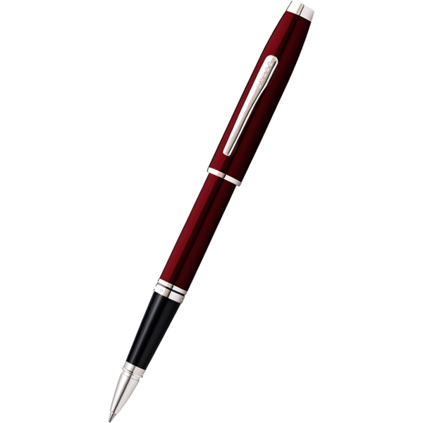 Cross Coventry Rollerball Pen - Red Lacquer - Polished Chrome-Pen Boutique Ltd