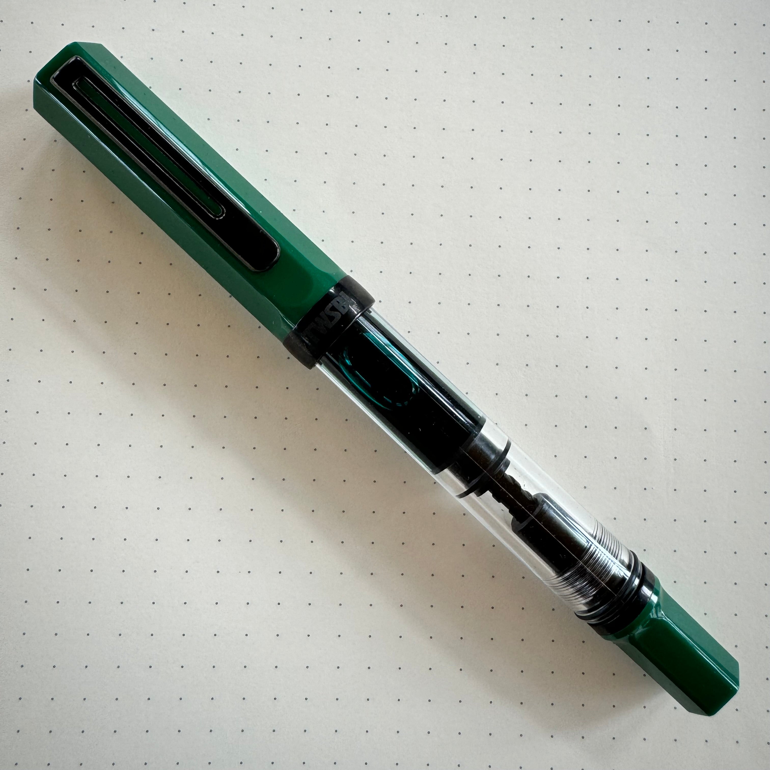 TWSBI Eco Fountain Pen - Irish Green with Onyx-Pen Boutique Ltd