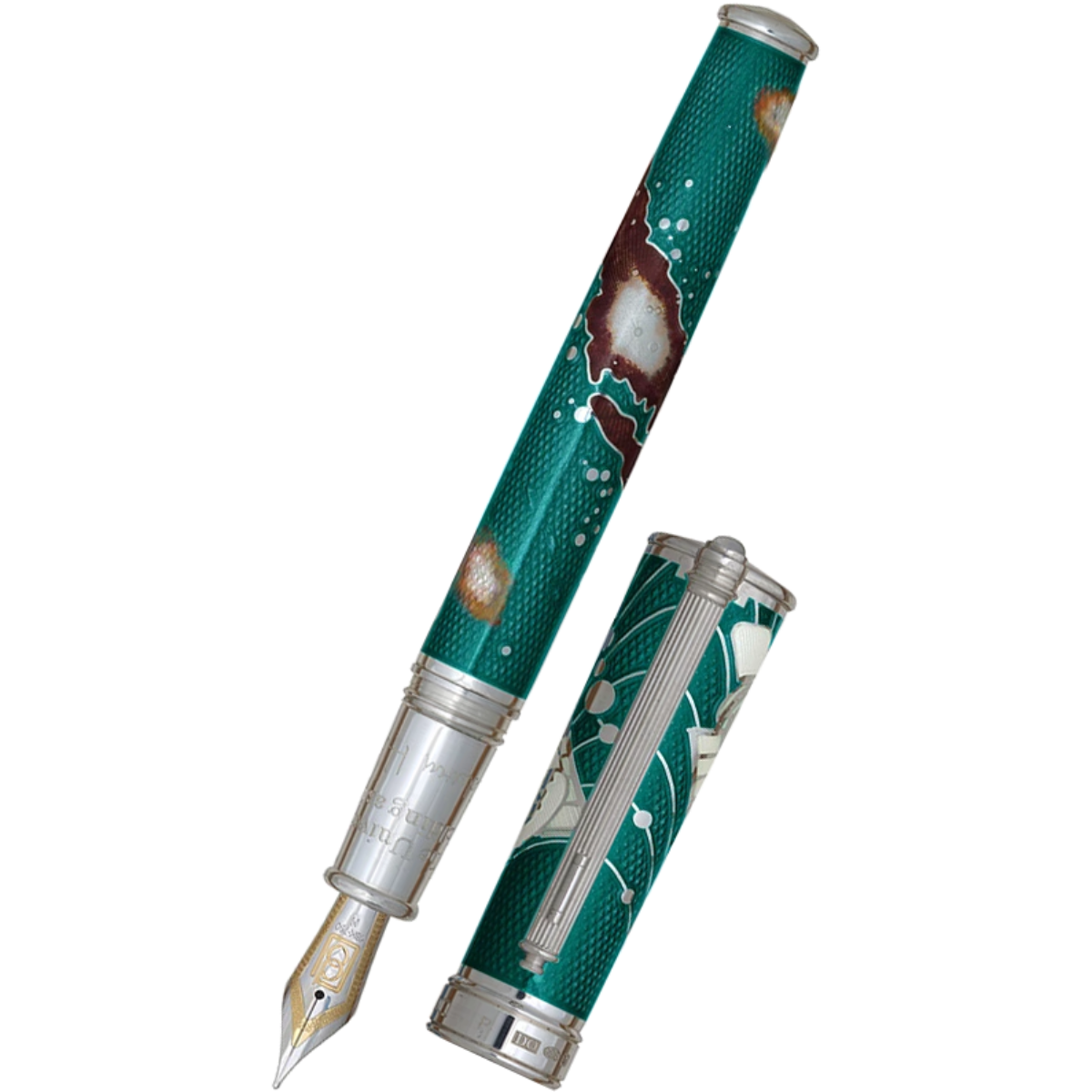 David Oscarson Edwin Hubble Fountain Pen - Teal Dawn-Pen Boutique Ltd