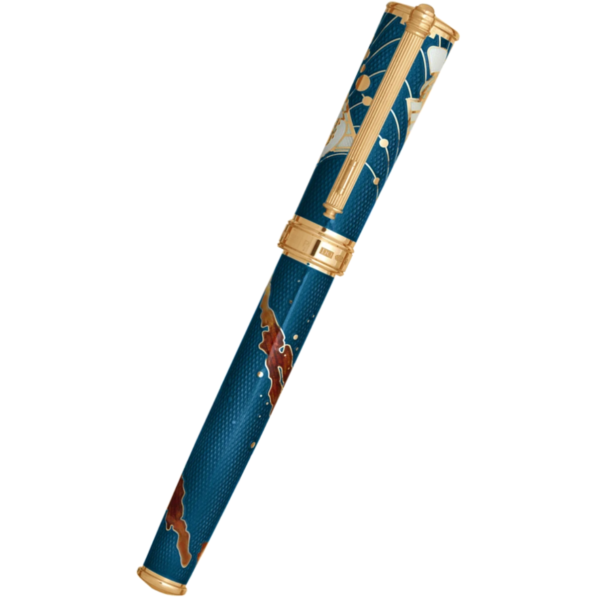 David Oscarson Edwin Hubble Rollerball Pen - Twilight Blue-Pen Boutique Ltd