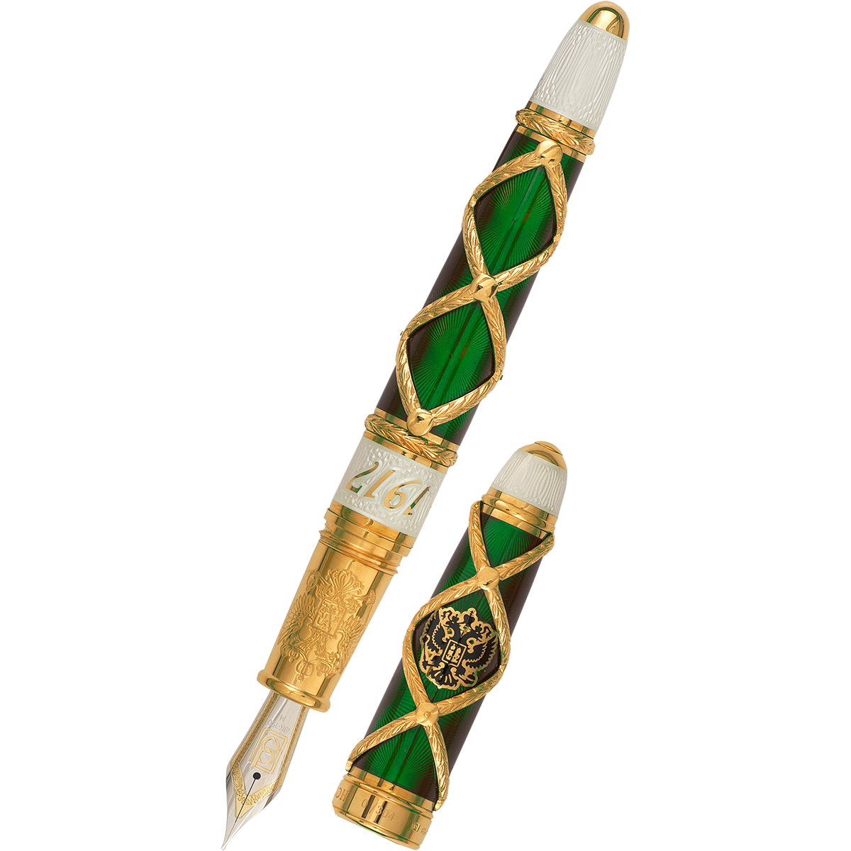 David Oscarson Russian Imperial Emerald Limited Edition Fountain Pen-Pen Boutique Ltd