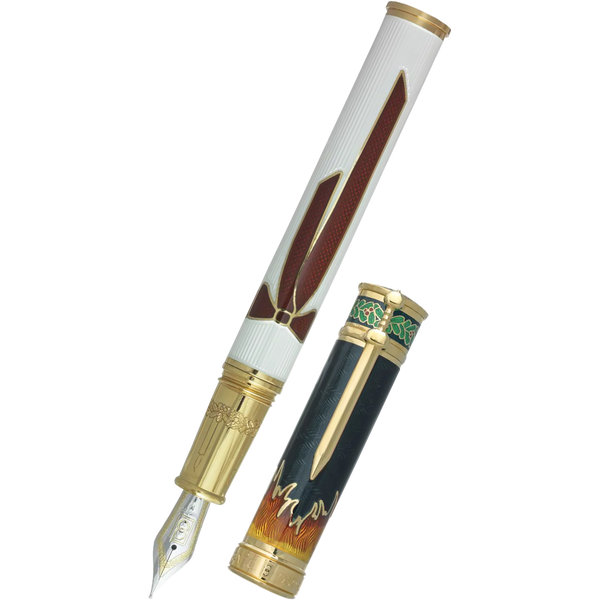 David Oscarson Sankta Lucia Fountain Pen - Translucent Green-Pen Boutique Ltd