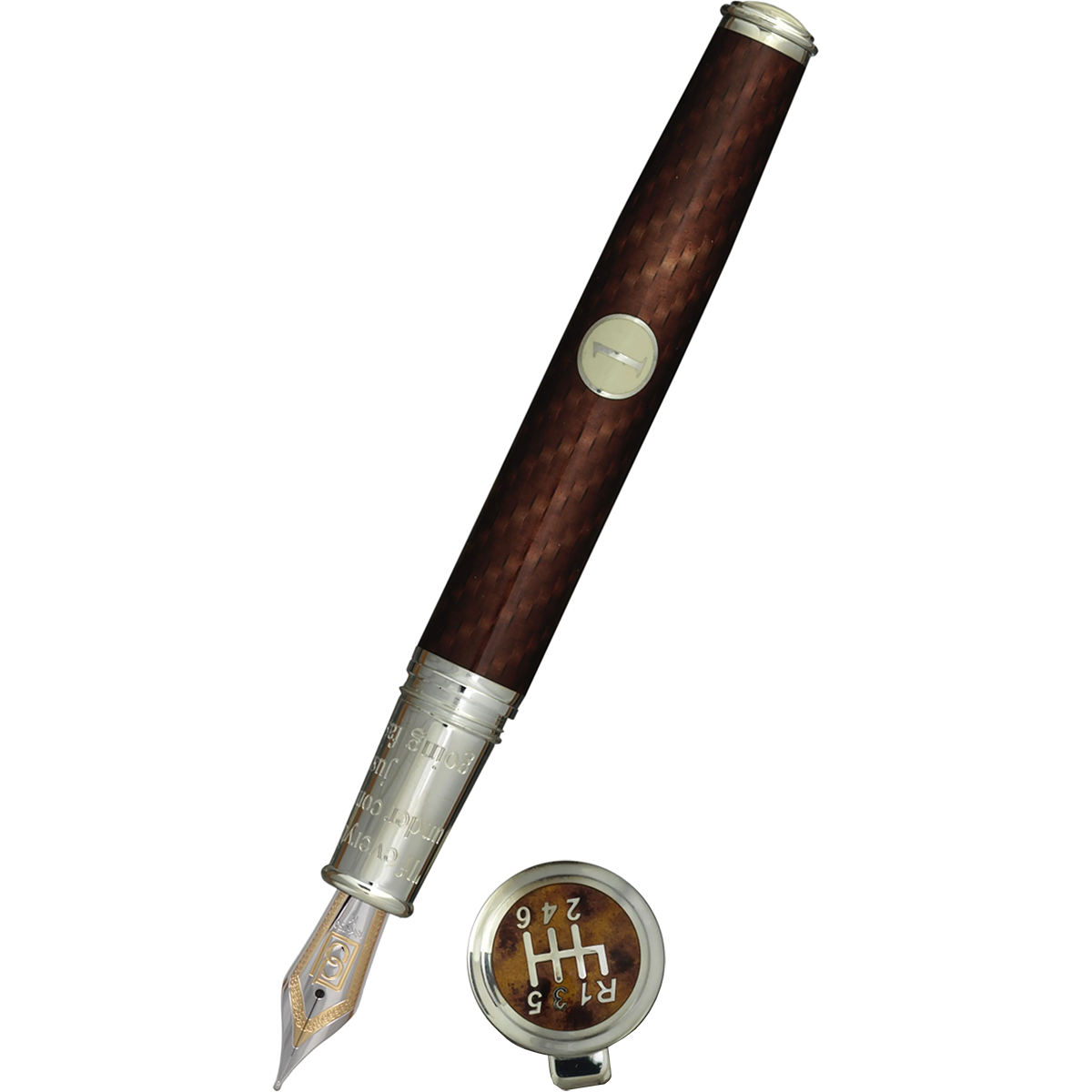 David Oscarson Take It To The Limit Fountain Pen - Liquid Coffee-Pen Boutique Ltd