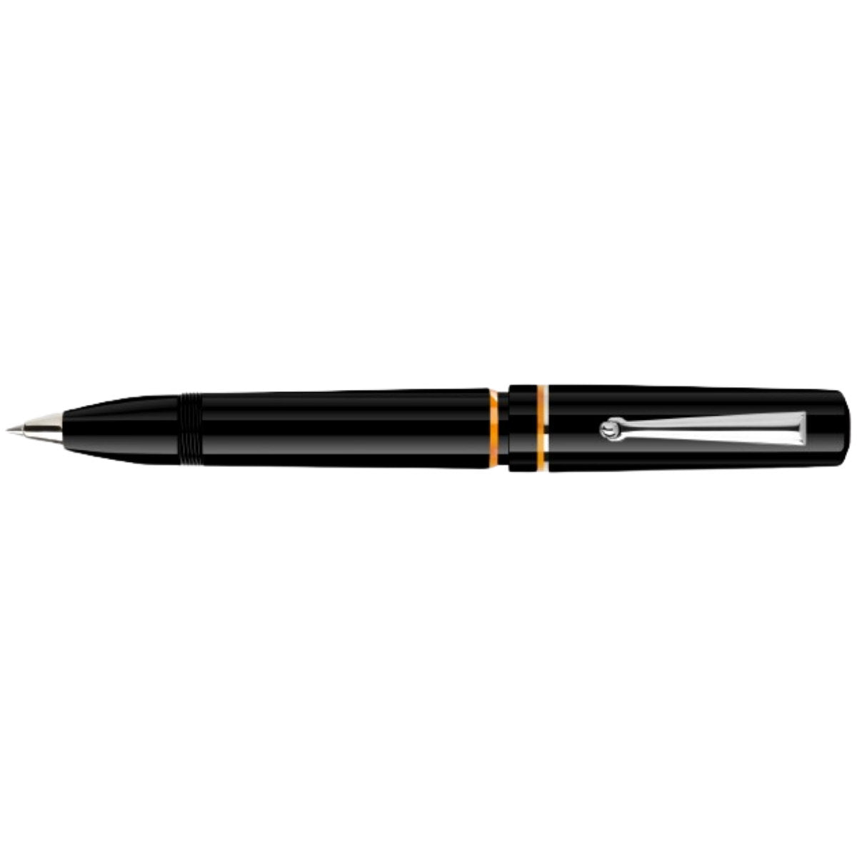 Delta Spaccanapoli Rollerball Pen - D' Angio' (Black)-Pen Boutique Ltd