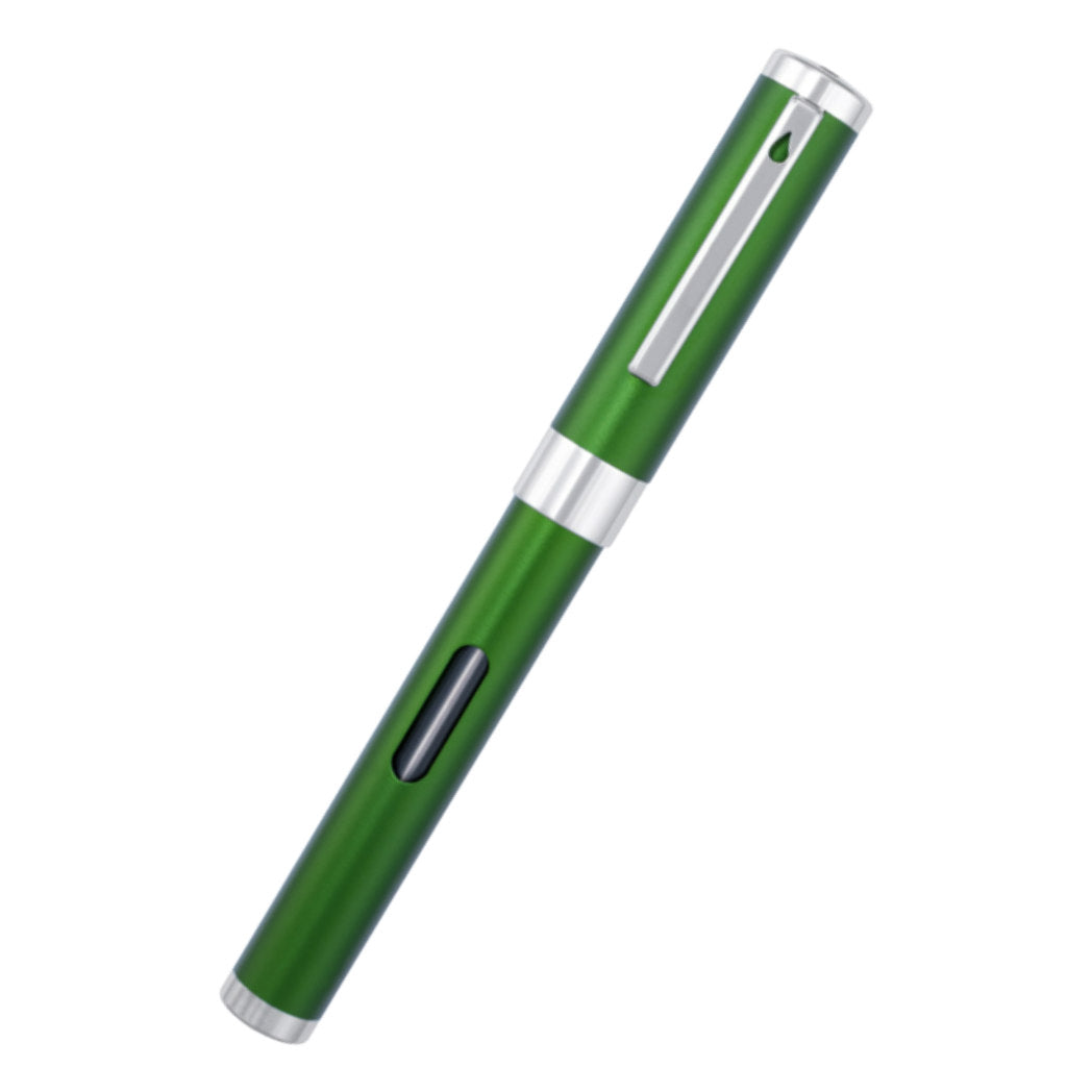 Diplomat Nexus Fountain Pen - Green - Chrome Trim-Pen Boutique Ltd