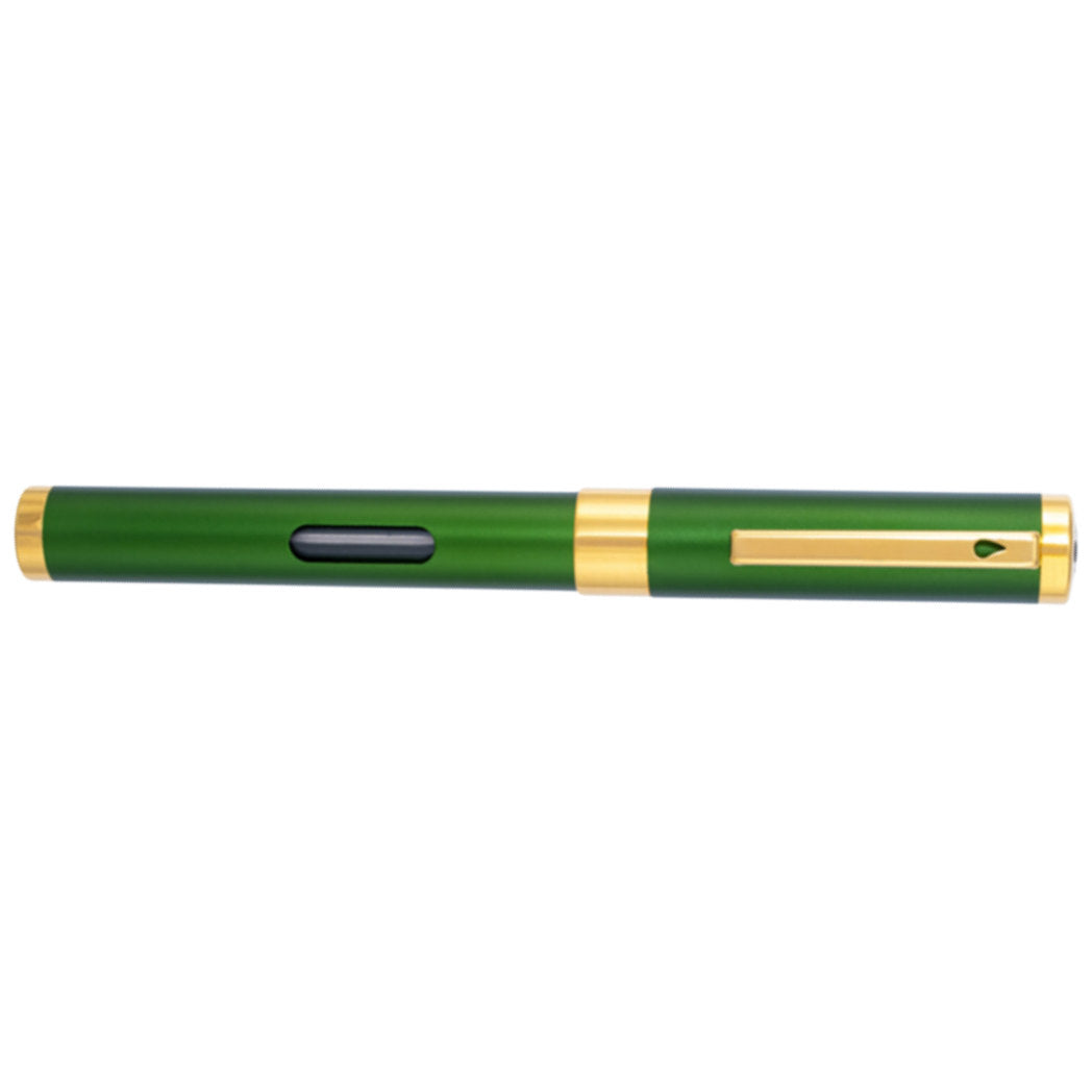 Diplomat Nexus Fountain Pen - Green - Gold Trim - 14K-Pen Boutique Ltd