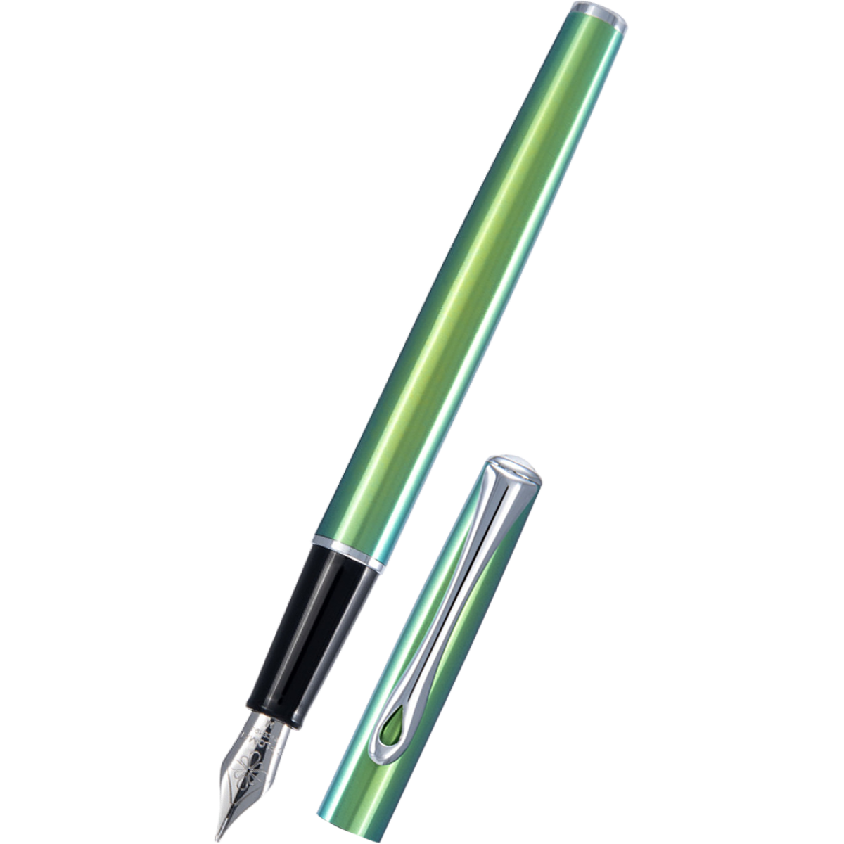 Diplomat Traveller Fountain Pen - Funky Green-Pen Boutique Ltd