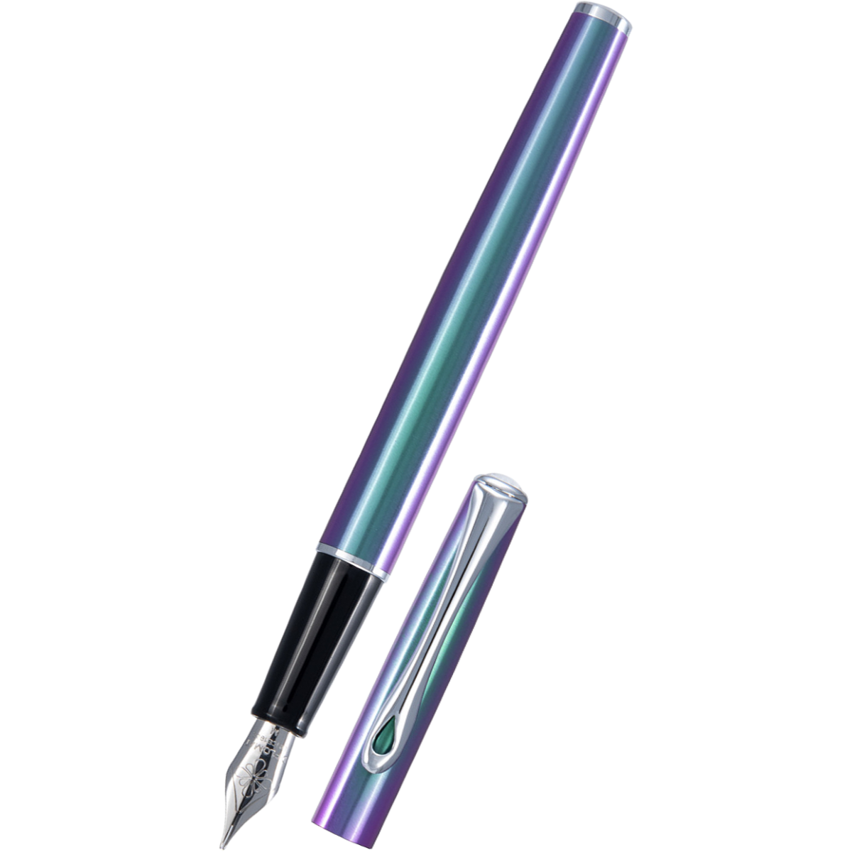 Diplomat Traveller Fountain Pen - Funky Petrol-Pen Boutique Ltd