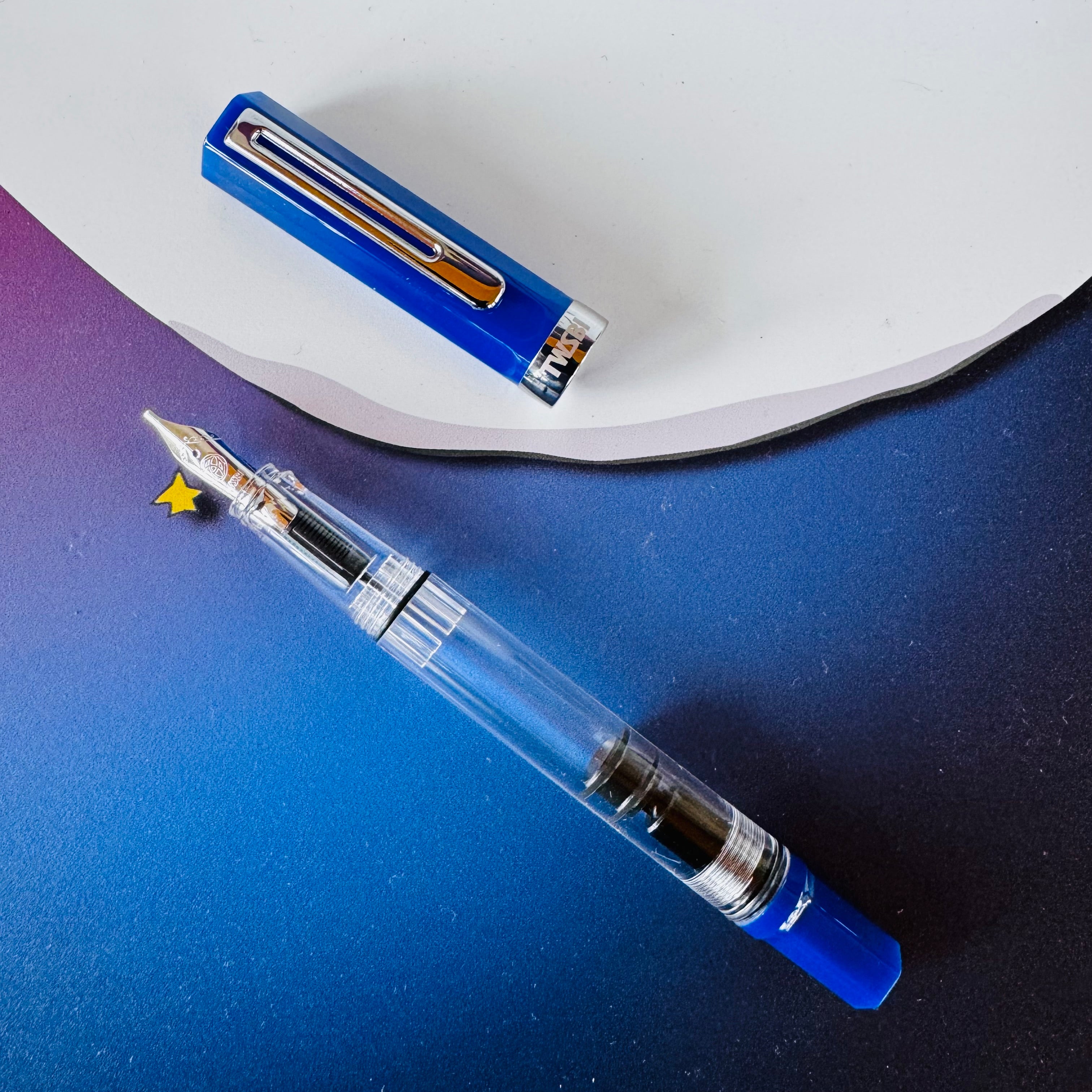 TWSBI Eco Fountain Pen - Dark Sapphire - Chrome Trim TWSBI