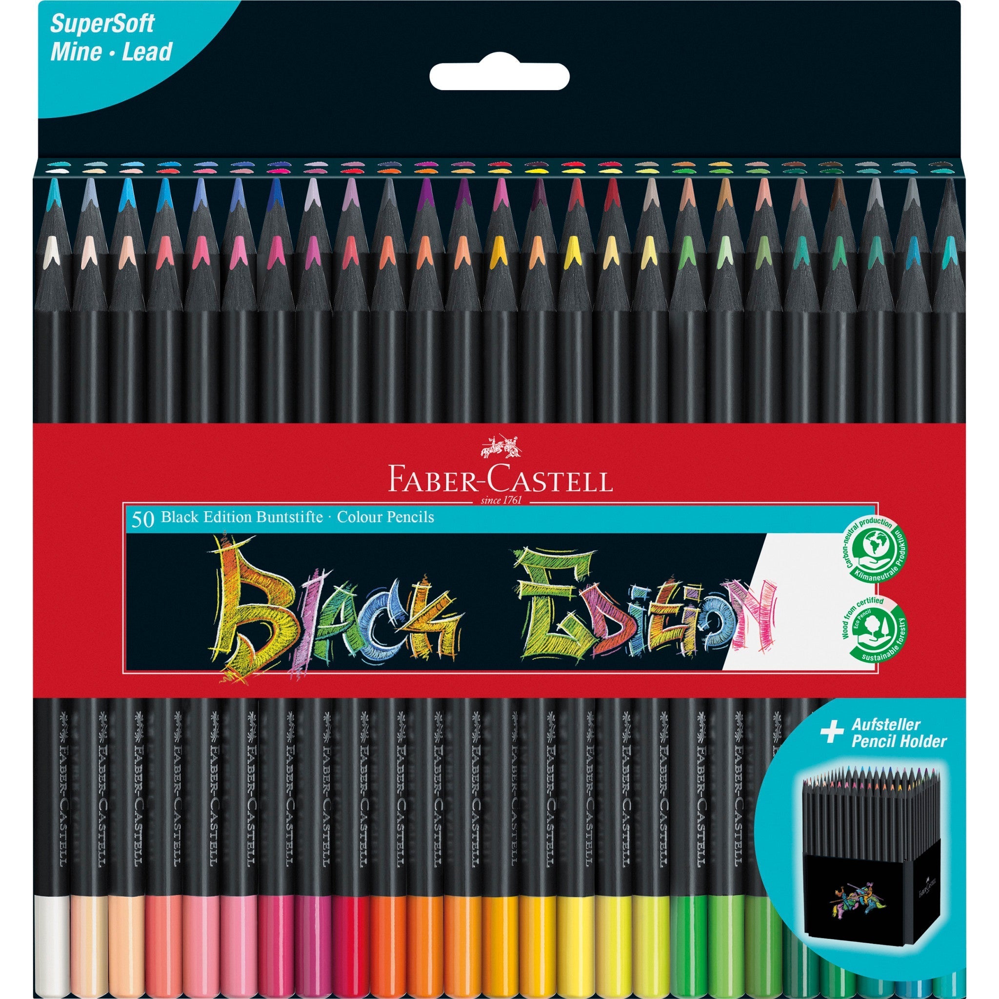 Faber-Castell Stylus Pencil Set - B Pencil with eraser + stylus