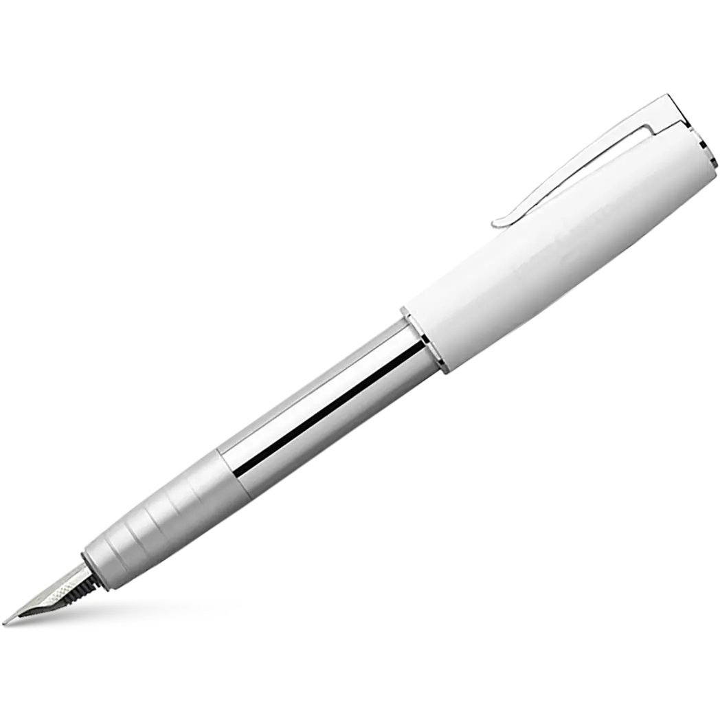 Faber-Castell LOOM Fountain Pen - Piano White-Pen Boutique Ltd