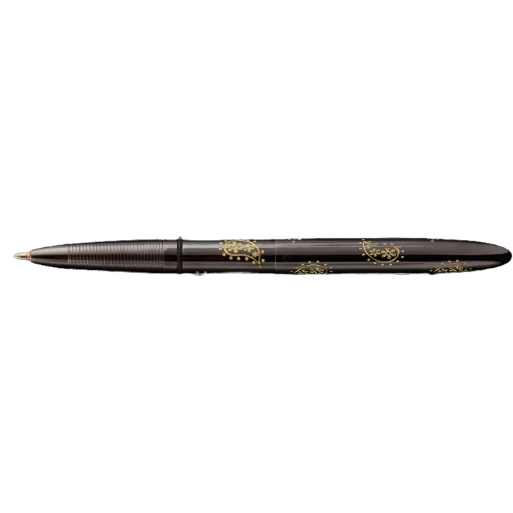 Fisher Space Bullet Titanium Nitride - Dark Matte Black (Paisley Design)-Pen Boutique Ltd