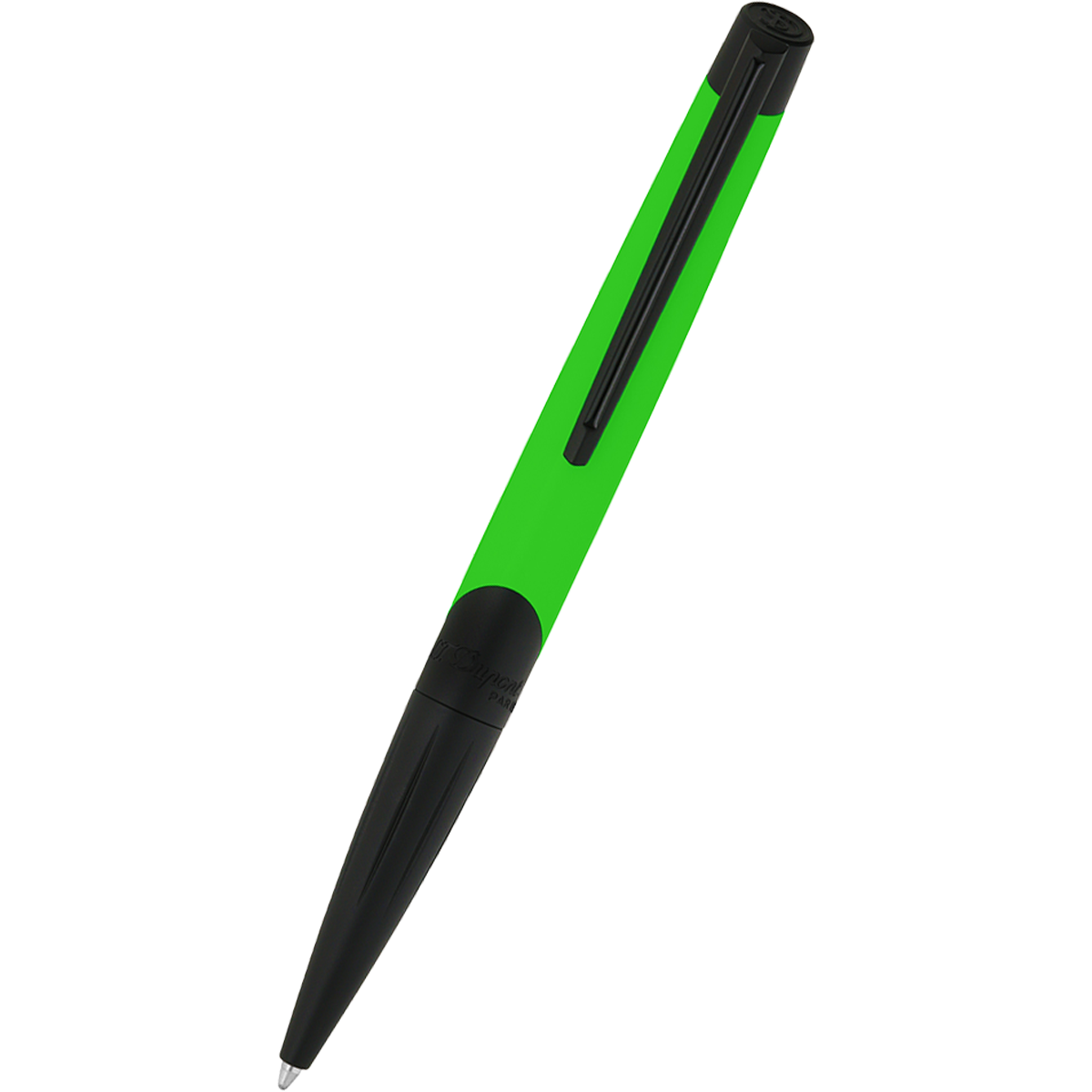 S T Dupont Defi Millennium Ballpoint Pen - Fluo Green-Pen Boutique Ltd