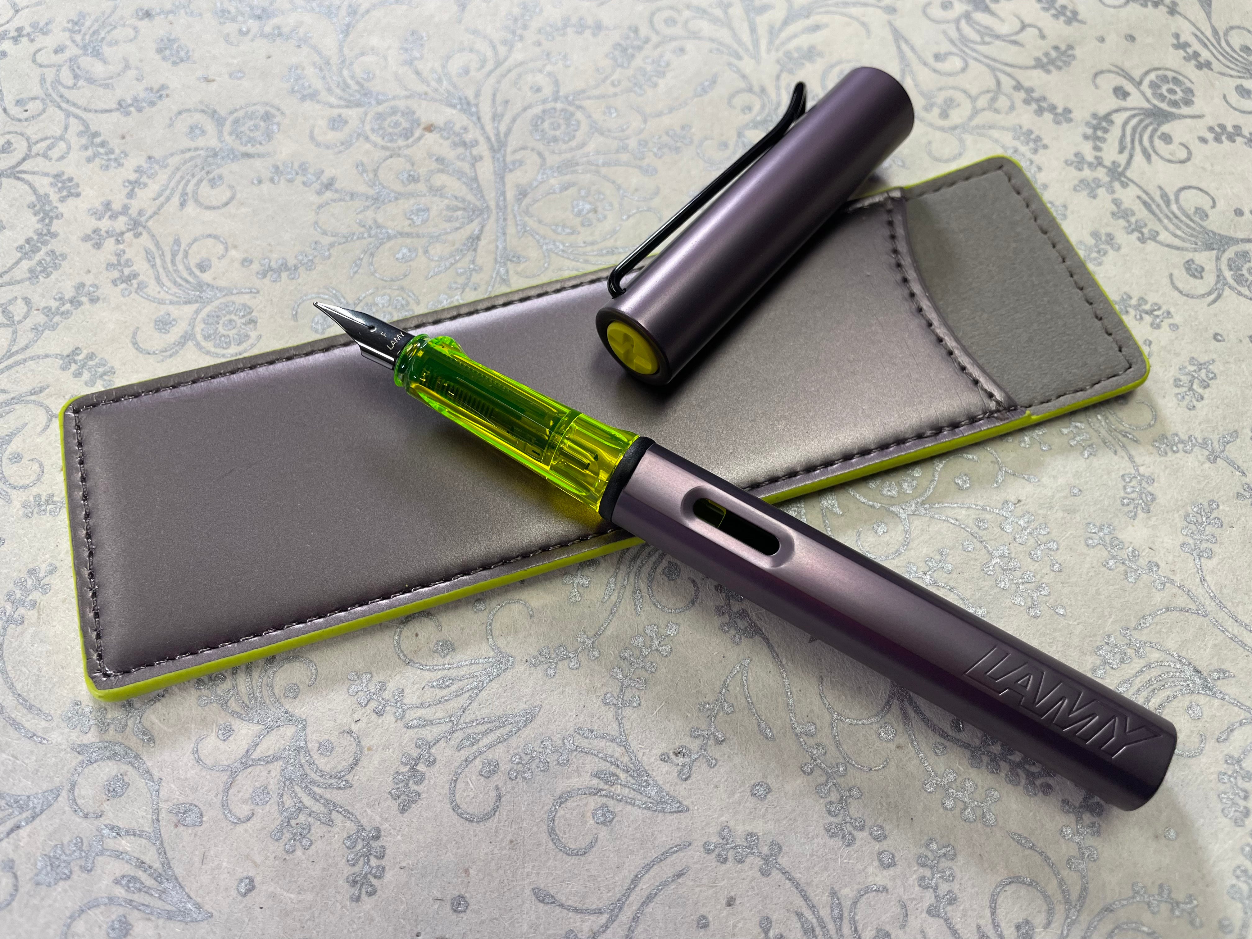 Lamy AL-Star Fountain Pen - Aubergine (Special Edition) + FREE matching Pen Pouch-Pen Boutique Ltd