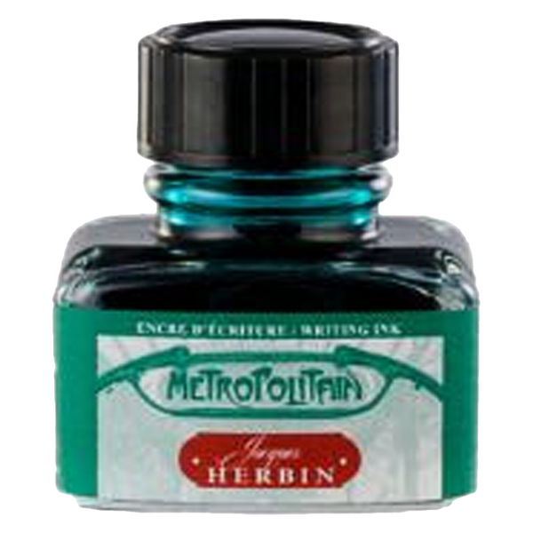 J. Herbin 30ml Bottled Ink Metropolitain - Green-Pen Boutique Ltd