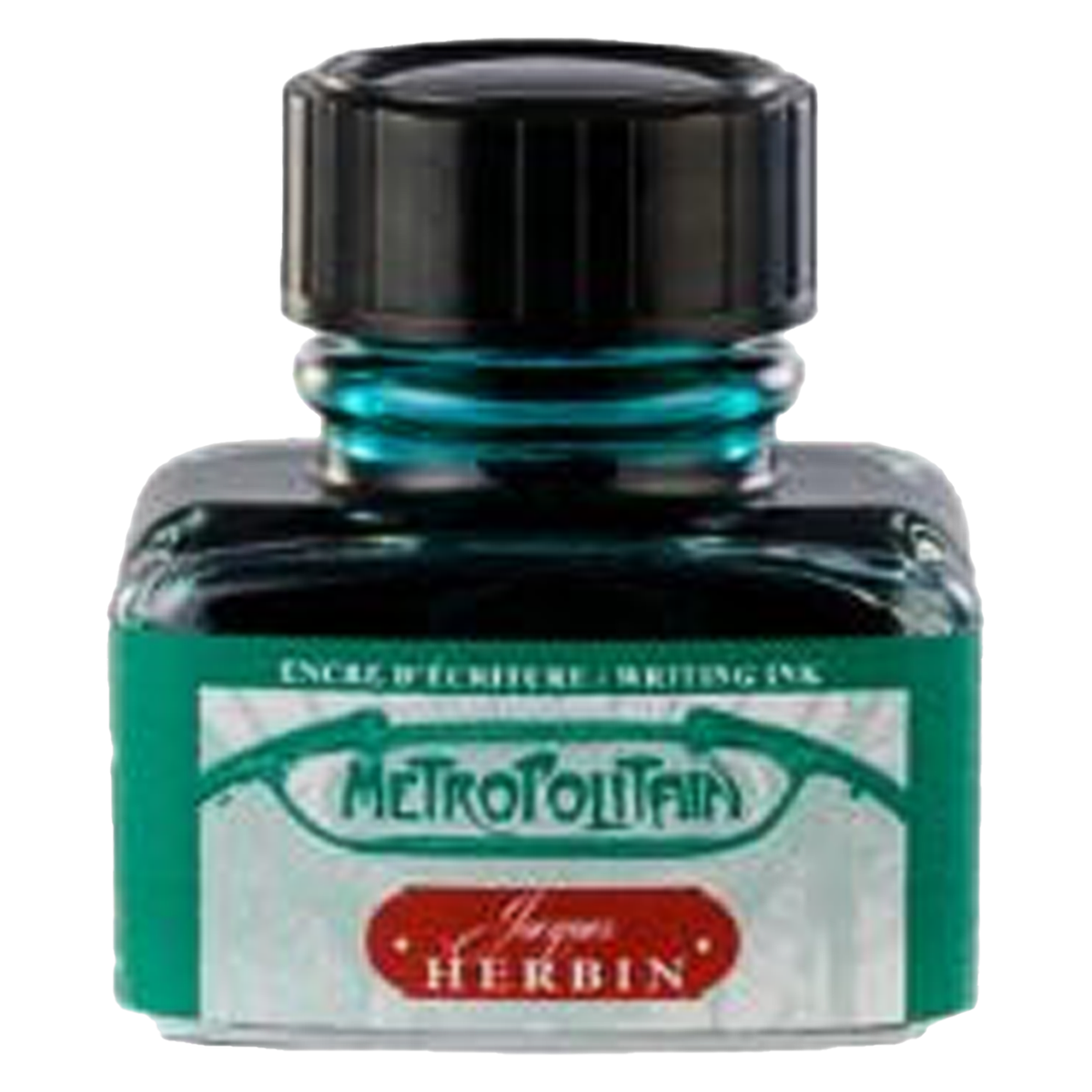 J. Herbin 30ml Bottled Ink Metropolitain - Green-Pen Boutique Ltd