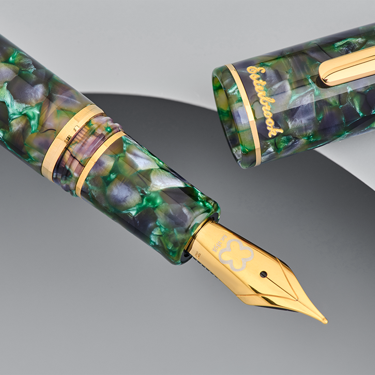 Esterbrook Estie Fountain Pen - Jurasic - Gold Trim-Pen Boutique Ltd