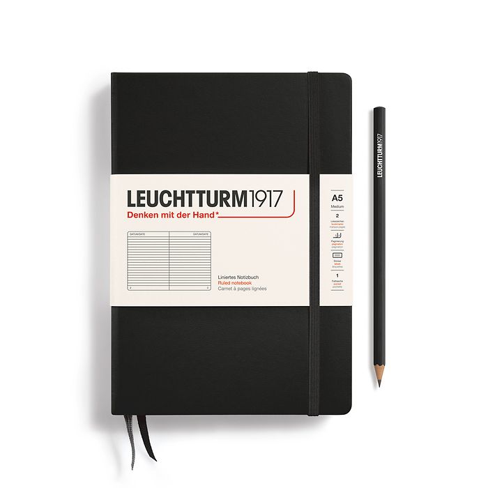 Leuchtturm 1917 Hardcover Notebook - A5 - Ruled-Pen Boutique Ltd