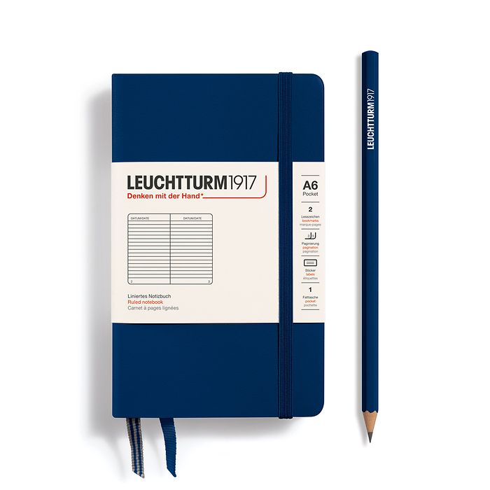 Leuchtturm 1917 Hardcover Notebook - A5 - Ruled-Pen Boutique Ltd