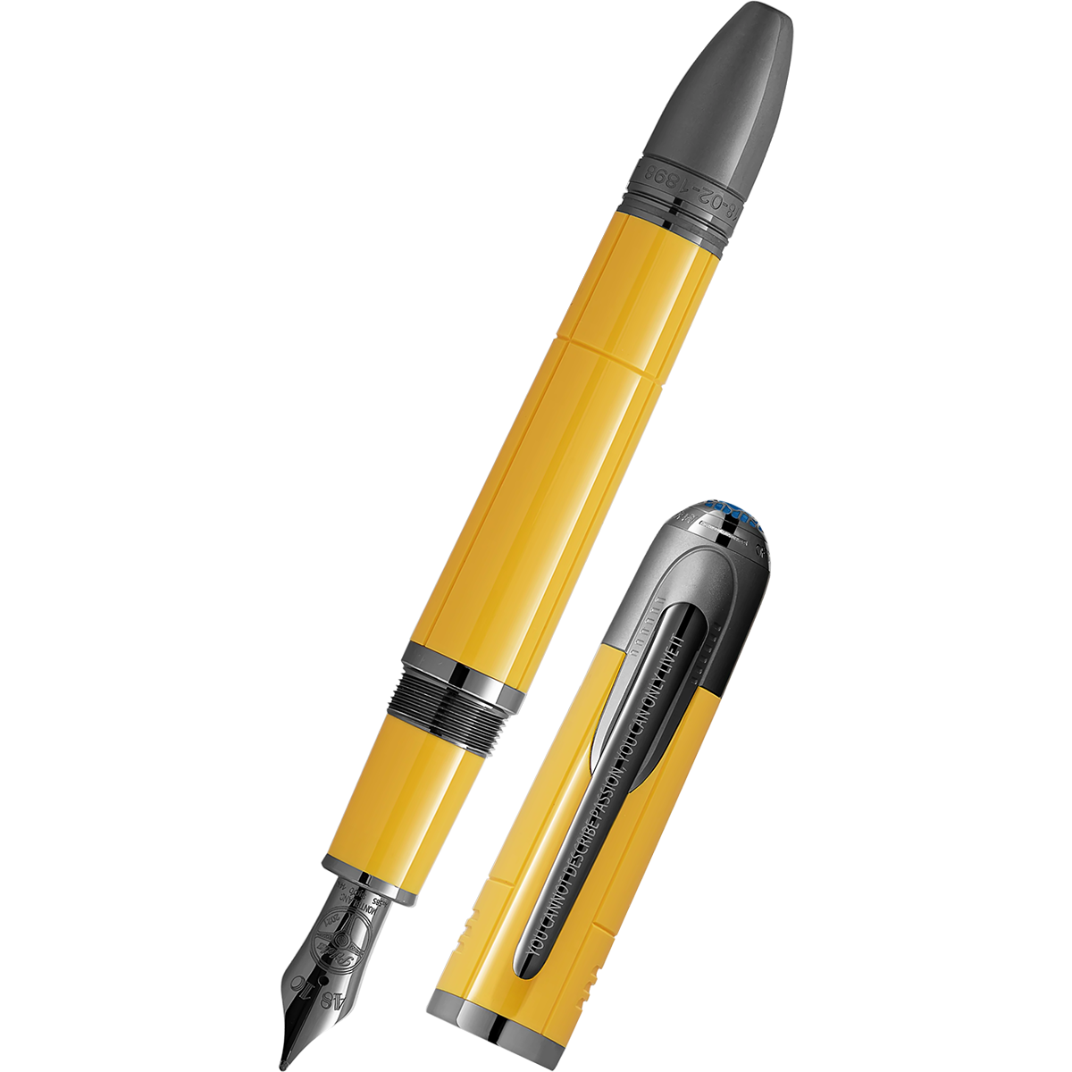 Montblanc Great Characters Fountain Pen - Special Edition - Giallo Modena Enzo Ferrari-Pen Boutique Ltd